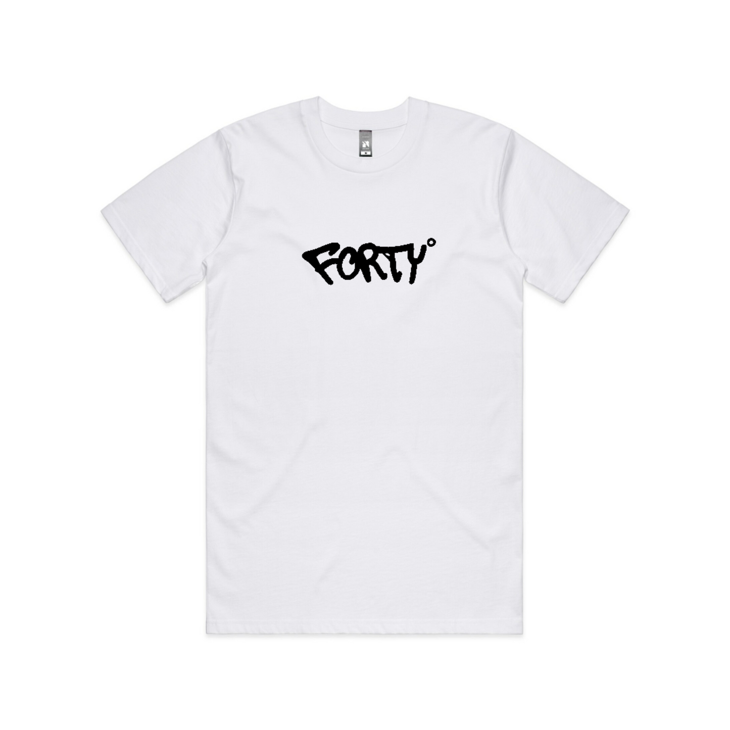 Fortyº GoE Logo Tee White